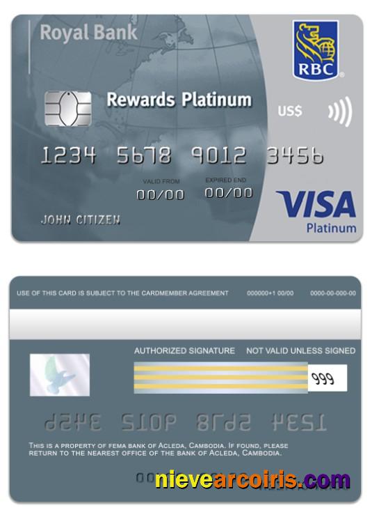 Barbados Royal bank visa platinum card
